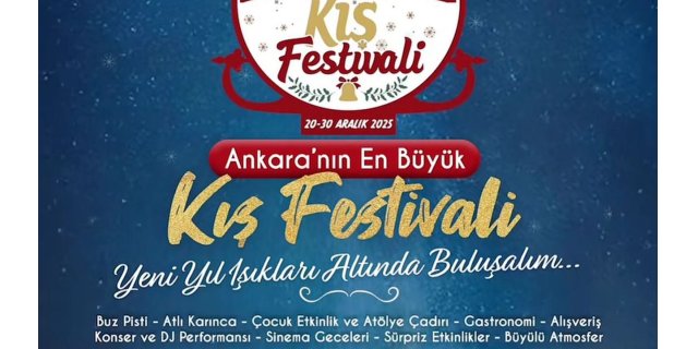 Ankara'da Kış Coşkusu: Bilkent Center Yeni Yıl Festivali Başlıyor!